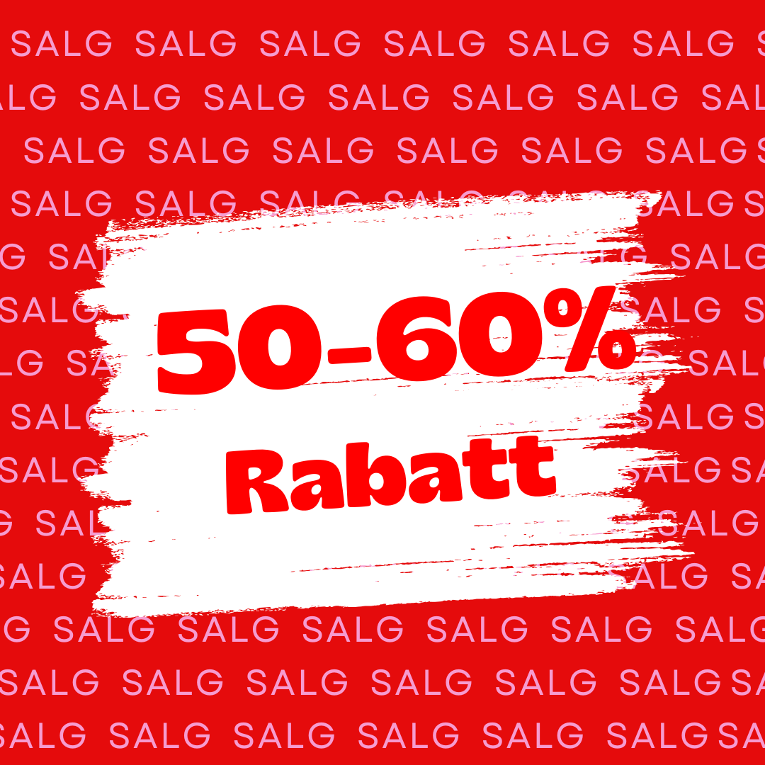 50-60% rabatt