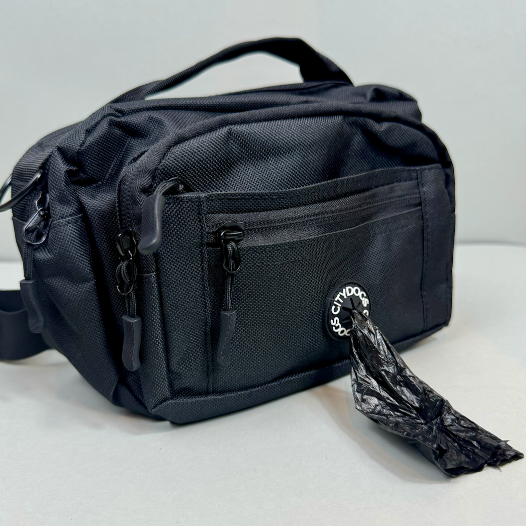 Dog Walking Bag - Svart